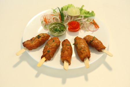 Chicken Lollypopの写真素材