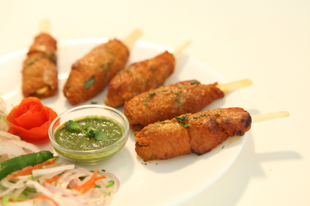 Chicken Lollypopの写真素材