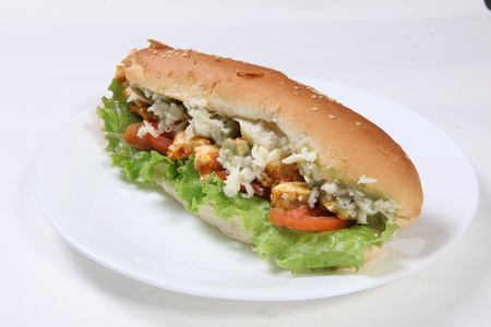 Juicy Hot Dogの写真素材