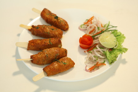 Chicken Lollypopの写真素材