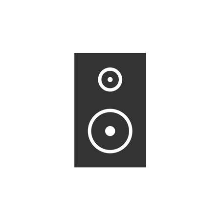 vector illustration of stereo speaker isolated icon on white background for website and mobile app designのイラスト素材