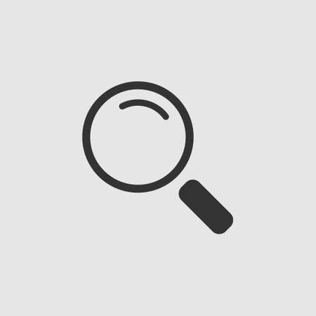 Magnifying glass icon. search, loupe, lens, glass, magnifier, find, zoom sign icon for web and mobile appのイラスト素材