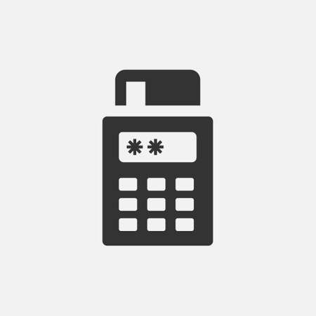 Payment credit card icon, payment, pos, terminal symbol vector illustration for mobile concepts and web sitesのイラスト素材