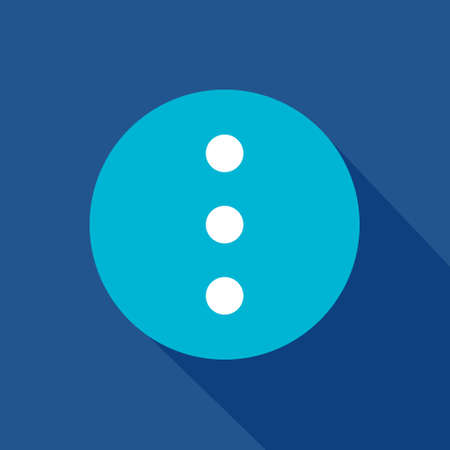 3 dots vector icon. more symbol icon for web site and mobile appのイラスト素材