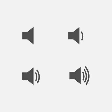 Volume vector icon. Isolated sound vector design. Designed for web and app design interfaces.のイラスト素材