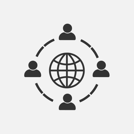 Outsourcing icon. Outsourcing icon symbol. Business vector illustration on isolated background. Outsourcing sign for mobile concept and web designのイラスト素材