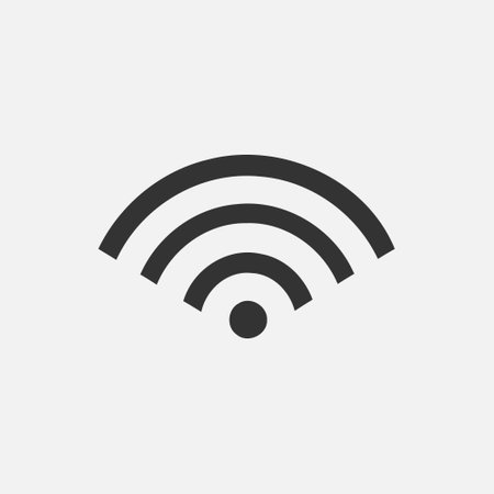 Wifi vector icon. Signal icon symbol. Connection vector illustration on isolated background. Wifi...