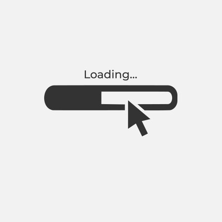 Loading vector icon. Load icon symbol. Downloading vector illustration on isolated background....