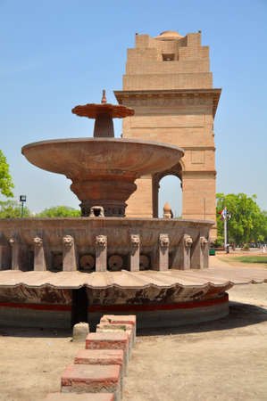 The India Gate is the national monument of India. Situated in the heart of New Delhi, the India Gate was built in 1931 and was originally known as the All India War Monument.のeditorial素材