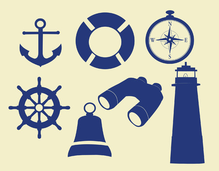 Sailing vectorsのイラスト素材