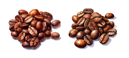 Coffee clipart, isolated vector illustration.のイラスト素材