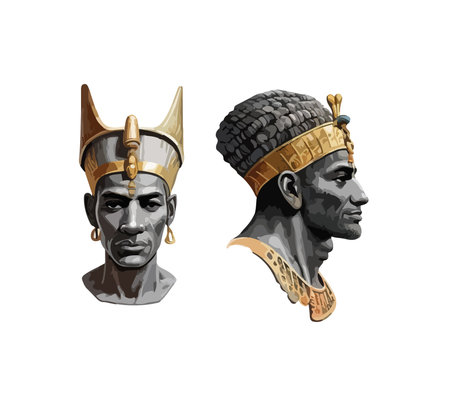 Egypt man clipart, isolated vector illustration.のイラスト素材