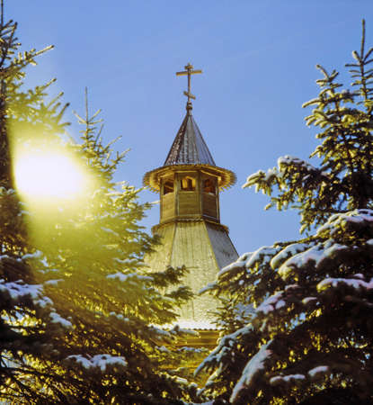 The Arkhangelsk Gate in a museum Kolomna in Moscow の写真素材