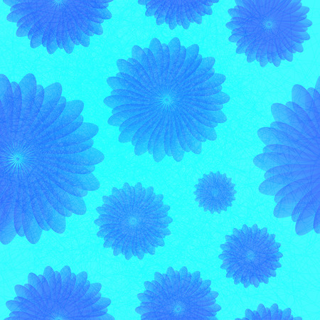 Abstract seamless floral backgroundの写真素材