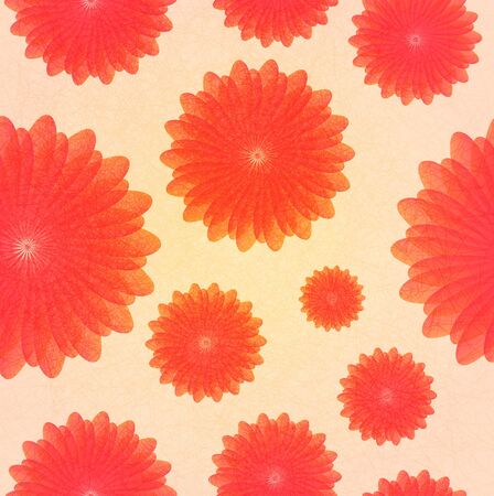Abstract seamless floral backgroundの写真素材