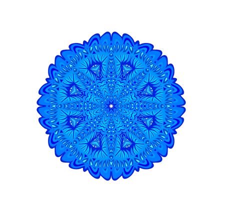 Blue mandalaの写真素材
