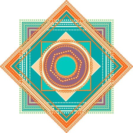 Abstract colorful rhombus shape, vector design element.のイラスト素材
