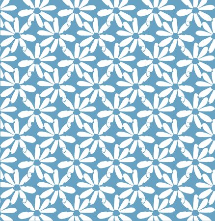 Vector decorative seamless pattern with herbal and floral motifsの写真素材