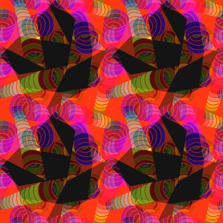 Seamless background in abstract style. Vector design element.の写真素材