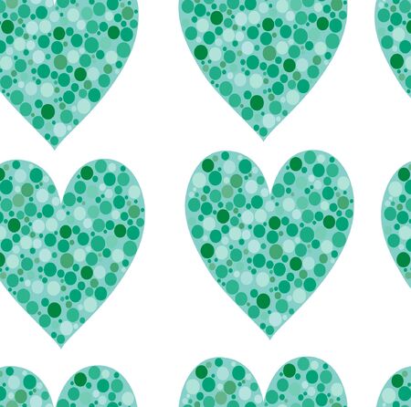 Seamless heart pattern background. Valentine day background.のイラスト素材
