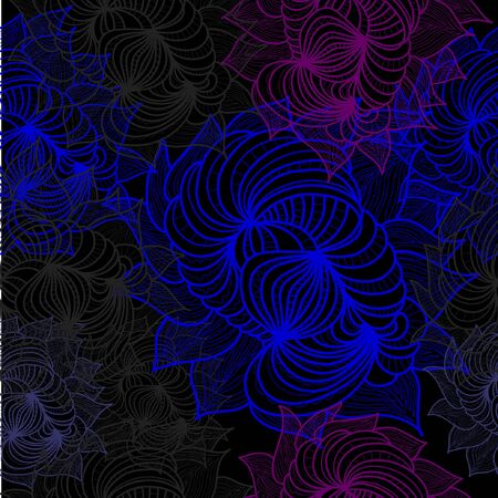 Seamless background in abstract style. Vector design element.のイラスト素材