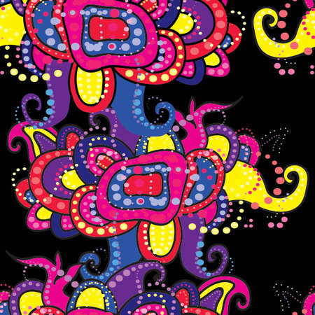 Seamless background in abstract style. Vector design element.のイラスト素材
