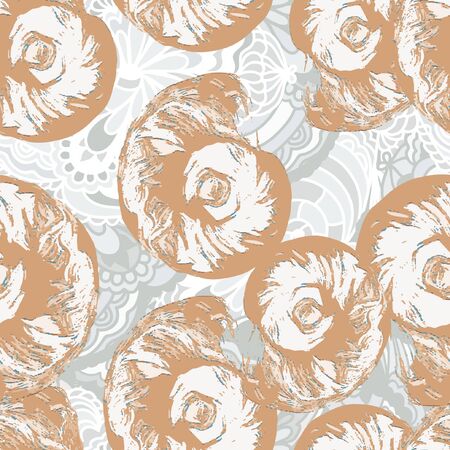 Seamless background in abstract style. Vector design element.のイラスト素材