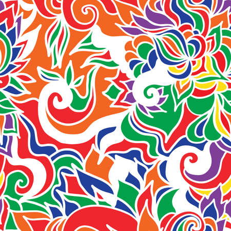 Seamless background in abstract style. Vector design element.のイラスト素材