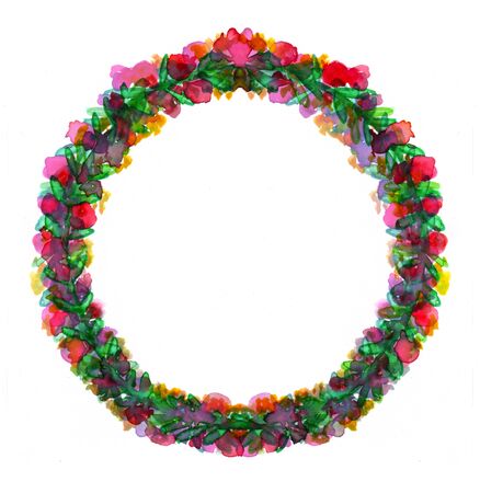Bright flowers. Design element for greeting cards, invitations, webの写真素材