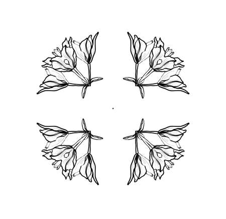 Abstract beautiful mandala, ornate element for design.の写真素材