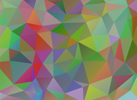 Abstract decorative background with triangular polygonsの写真素材