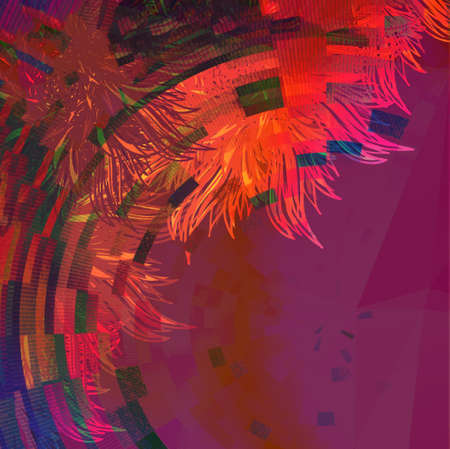 Colorful abstract bright background. Wallpaper. Decorative design textureのイラスト素材