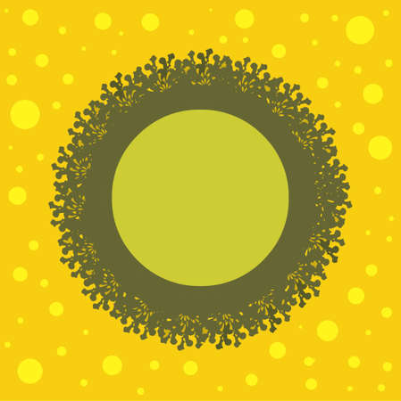 Ornamental card with mandala. Vintage decorative elements.のイラスト素材