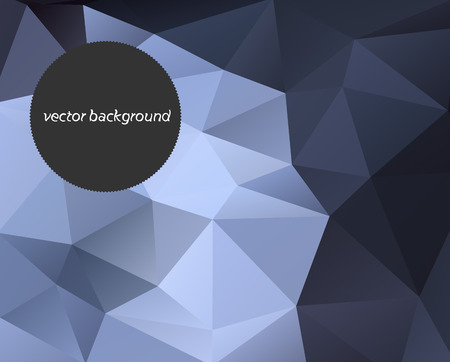 Abstract decorative background with triangular polygonsのイラスト素材