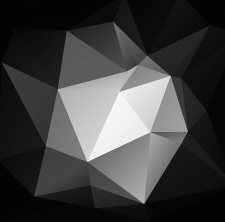 Abstract decorative background with triangular polygonsの写真素材