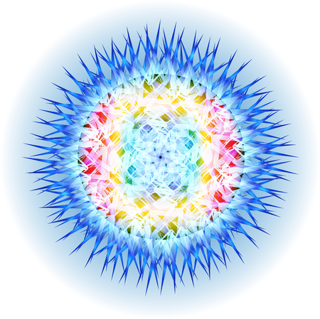Ornamental card with mandala. Vintage decorative elements.の写真素材
