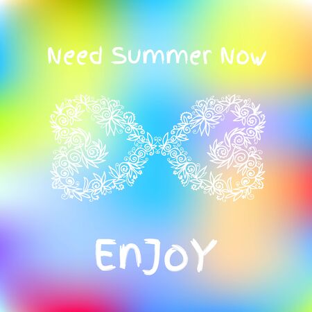 Creative bright colorful background for summer design.のイラスト素材