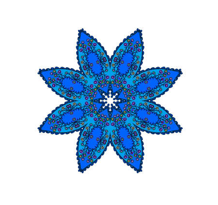 Abstract beautiful mandala, ornate element for design.のイラスト素材