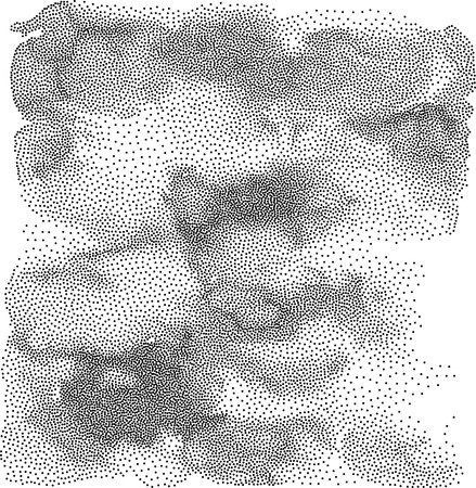 Abstract chaotic dotted background. Element for design.のイラスト素材