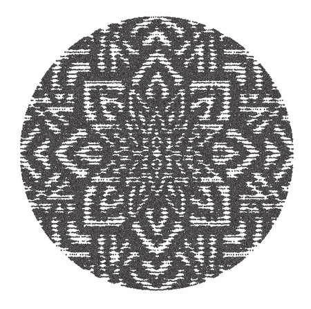Abstract decorative shape of lines, design elementの写真素材