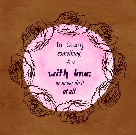 design elements: page decoration, antique and baroque frame on old paper textureのイラスト素材