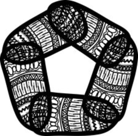 Black and white  illustration. Vintage frame with curly decorative motifs.のイラスト素材