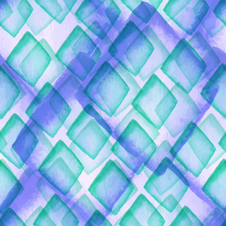 Seamless colorful pattern with rhombuses. Stylized decorative shapes.のイラスト素材