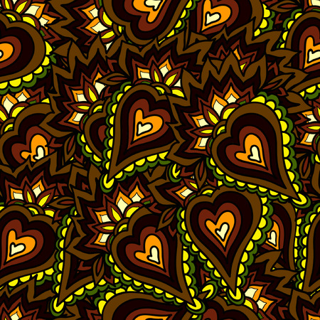 Abstract seamless multicolored texture. Element for design. Ornamental backdrop. Ornate decor for wallpaper.のイラスト素材
