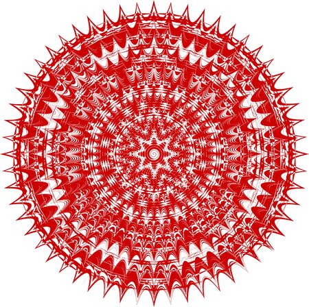 Abstract decorative shape of lines, design elementのイラスト素材