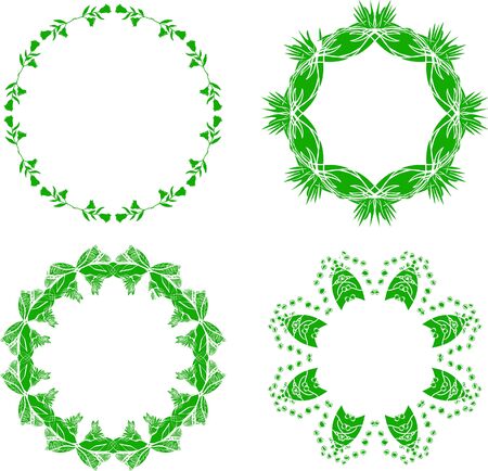 Collection of design elements. Frames and borders.の写真素材