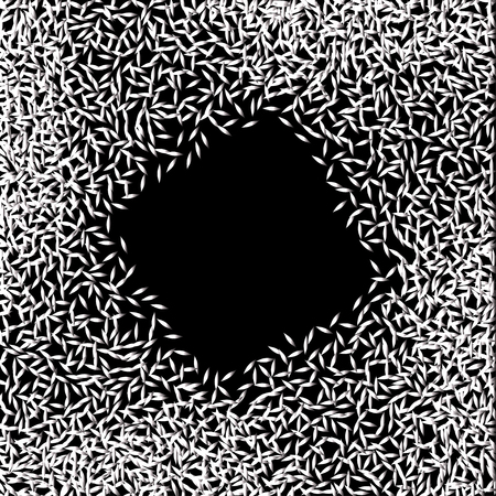 Abstract chaotic dottedのイラスト素材