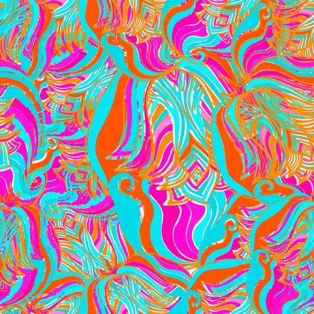 Seamless background in abstract style, design element.のイラスト素材