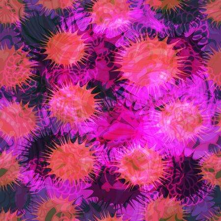 Seamless background in abstract style.