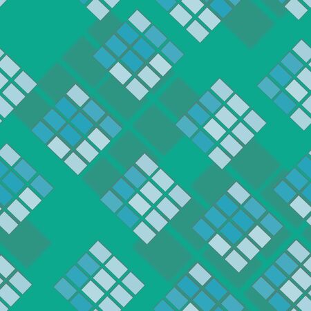 Seamless colorful pattern with rhombuses. Stylized decorative shapes.のイラスト素材